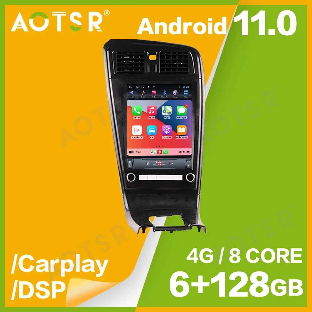 Android Tesla IPS Ekran Android 11.0 Araba Radyo Volvo XC60 Multimedya DVD Otomatik Oynatıcı Navigasyon GPS Carplay DSP Görüntü 0