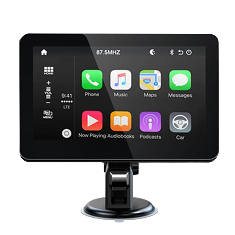 7 İnç Araba Radyo Video oyuncu dokunmatik ekranı Kablosuz Araba MP5 Oynatıcı IOS / Android Carplay Monitör Tablet Tak Ve Çalıştır Görüntü 0