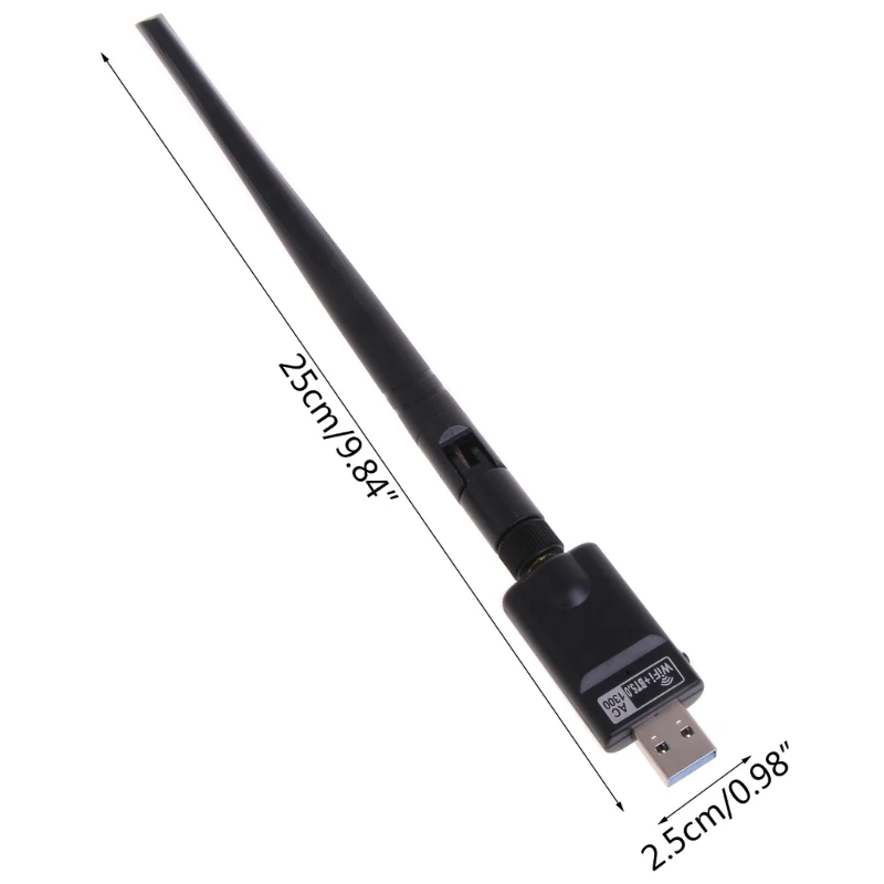 1300 M USB3. 0 WiFi Bluetooth-compatible5. 0 Adaptörü 2 in 1 Dongle Çift Bant 2.4 G & 5 GHz Kablosuz Kart Wlan Alıcı Görüntü 4