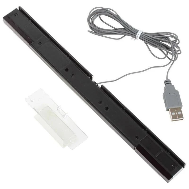 500 adet Yedek Wii Sensör Çubuğu Kablolu Alıcıları IR Sinyal Ray USB Fişi Nintendo Uzaktan Görüntü 0