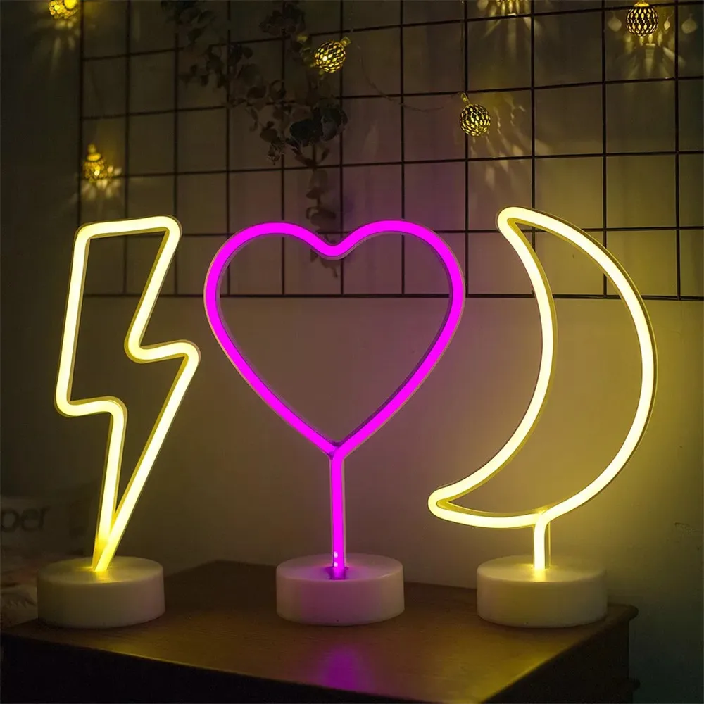 LED gece lambası Led Neon Kapalı Dekor İçin Ev Yatak Odası Festivali BAR PUB kulüp dekoru Hediyeler Görüntü 1