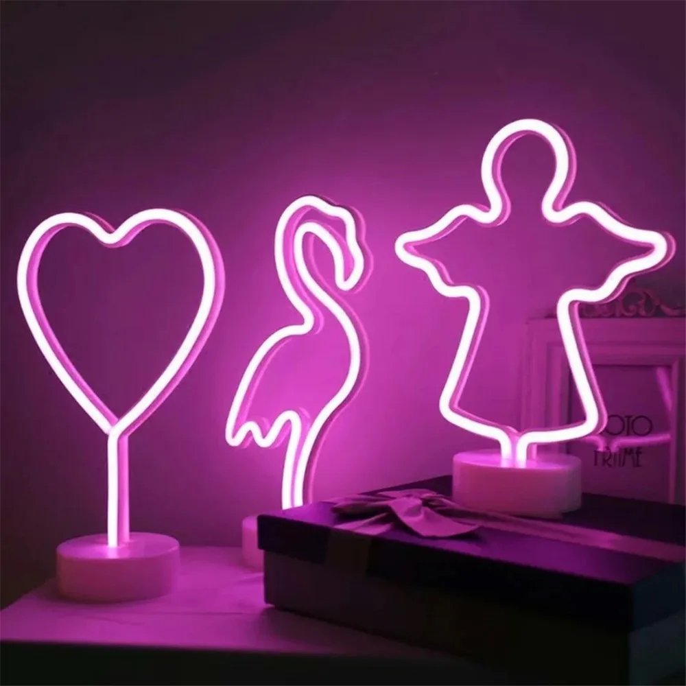 LED gece lambası Led Neon Kapalı Dekor İçin Ev Yatak Odası Festivali BAR PUB kulüp dekoru Hediyeler Görüntü 4