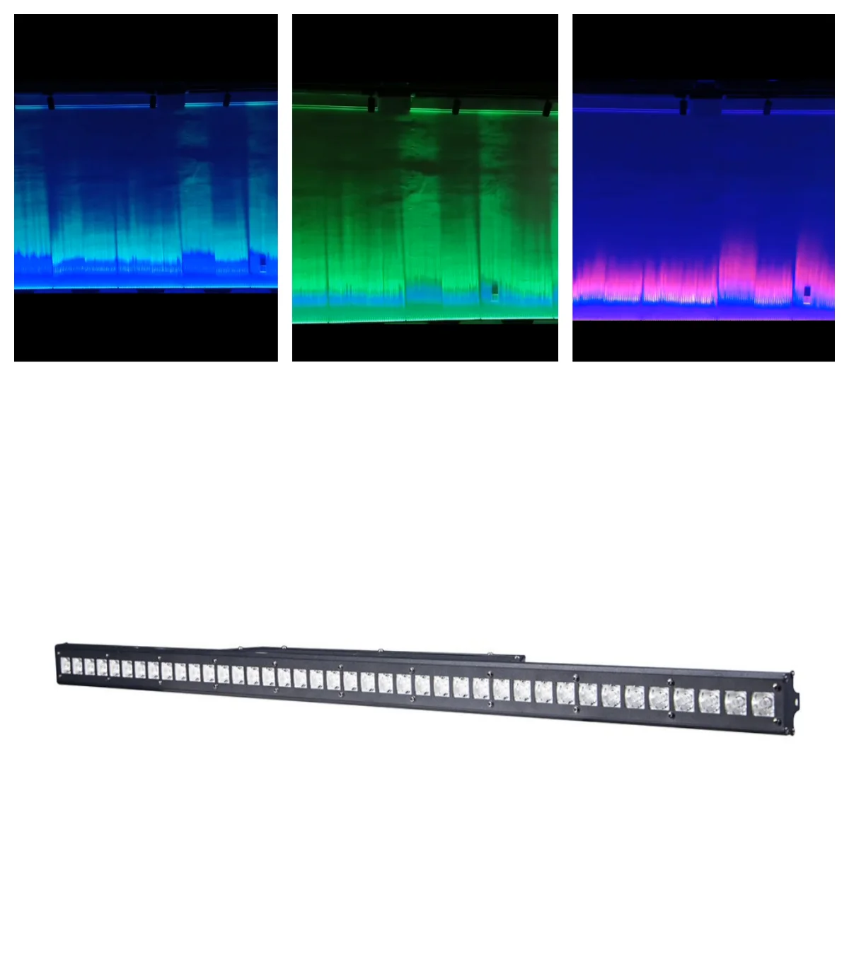 6 / lot Pro sahne Aydınlatma Gösterisi armatürleri Gösterim Çubuğu 40X3W 3İN1 RGB led çubuk Duvar Yıkayıcı aydınlatma ekipmanları Piksel dj Yıkama ışın Görüntü 0