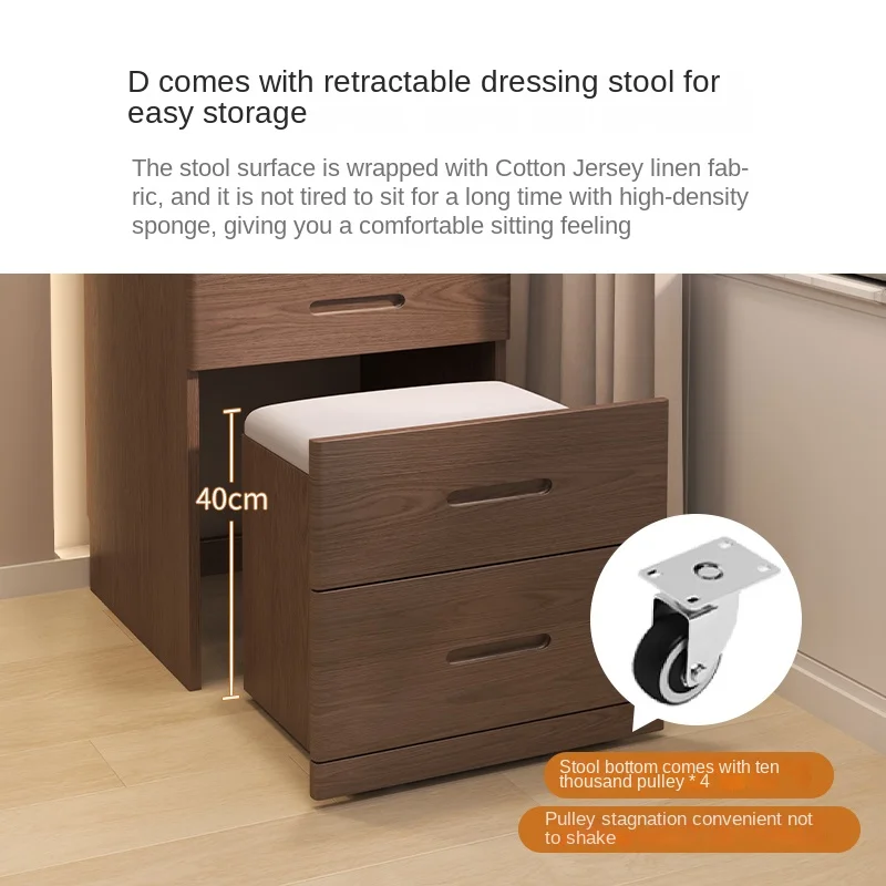Dresser Küçük Yatak Odası Modern Basit Küçük Daire Başucu şifonyer Dresser depolama dolabı Görüntü 4